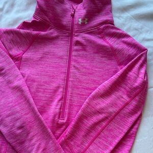 Under Armour Fuchsia Half-Zip Hoodie